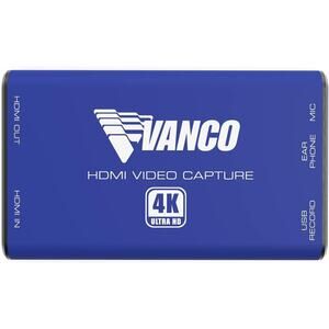 Vanco 4K HDMI to USB Video Capture Device w/Audio De & Embedding